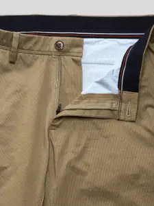 Van Heusen Sport Men Slim Fit Mid-Rise Pure Cotton Trousers