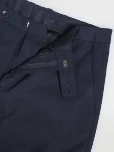 Arrow Men Slim Fit Dobby Formal Trousers