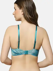 Triumph Tropical Printed Lightly Padded All Day Comfort Non-Wired T-Shirt Bra