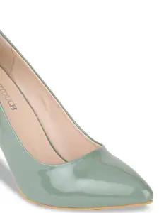 SHUZ TOUCH Pointed Toe Slim Heels Pumps
