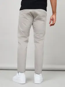 Styli Men Pack Of 2 Skinny Fit Mid-Rise Cotton Chinos