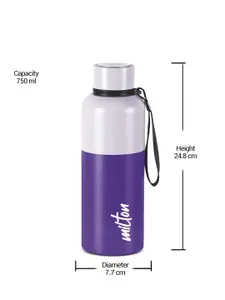 Milton Ancy 750 Violet Thermosteel Water Bottle 750 ml