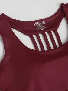 Alcis Women DryTech Slim-Fit Low-Impact Sports Bra