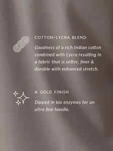 Andamen Men Cotton Button-Down Collar Premium Opaque Casual Shirt