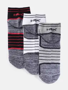 HRX by Hrithik Roshan Men Pack of 3 Ankle Length Socks
