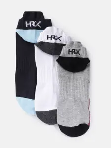 HRX by Hrithik Roshan Men Pack of 3 Ankle Length Socks