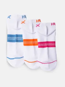 HRX by Hrithik Roshan Men Set of 3 Ankle Length Socks