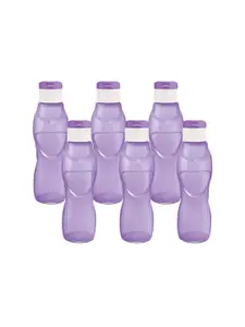 Milton Ace Flip 6 Pieces Purple Plastic Water Bottle 1 L Each