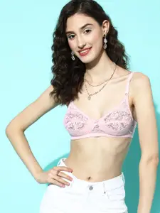 DressBerry Pink Medium Coverage Bra - MYMY-01