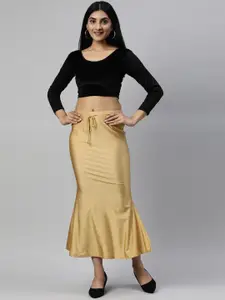 TWIN BIRDS Women pack of 2 Mermaid Fit High rise Stretchable Shimmer Saree shape wear