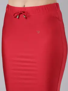 TWIN BIRDS Women Memraid-Fit High Rise Stretchable Shimmer Saree Shape Wear