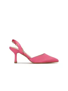 Bata Pointed Toe Slingback Slim Heels