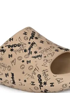 Kook N Keech Women Printed Slip On Croslite Sliders