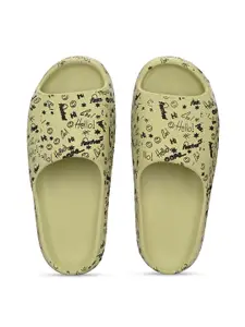 Kook N Keech Women Printed Slip On Croslite Sliders