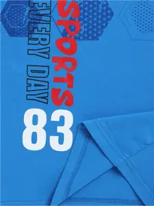 Todd N Teen Boys Printed Pure Cotton Round Neck T-shirt with Trousers Clothing Set