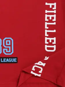 Todd N Teen Boys Typographic Printed Pure Cotton T-shirt with Trousers