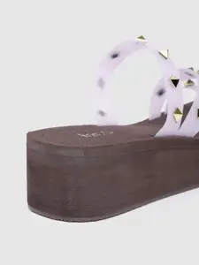 Inc 5 Western Embellished One Toe Platforms