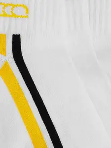 Ajile by Pantaloons Men Pack Of 3 Striped Ankle Length Socks