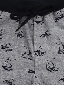 V-Mart Boys Printed Regular Fit Cotton Shorts