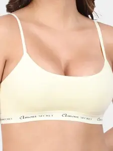 Amour Secret Pack Of 3 Non Padded Seamless All Day Comfort Non-Wired Everyday Bra