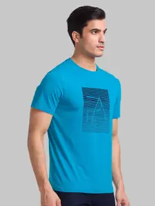 Park Avenue Graphic Printed Round Neck Slim Fit T-shirt