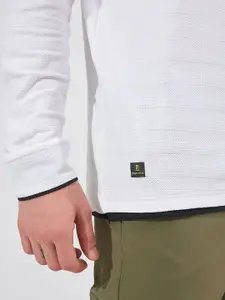 Maniac Long Sleeve Round Neck Pure Cotton Slim Fit T-shirt