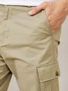 Styli Men Mid Rise Cotton Oversized Cargo