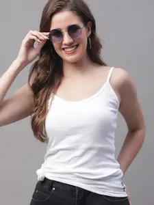 Friskers Non-Padded Cotton Spaghetti Camisole