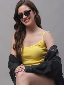 Friskers Non-Padded Cotton Spaghetti Camisole