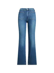 Polo Ralph Lauren Women Bootcut Mid-Rise Light Fade Stretchable Cotton Jean