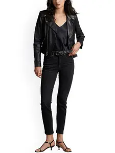 Polo Ralph Lauren Women Mid-Rise Skinny-Fit No Fade Clean Look Jeans