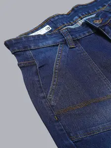 GUTI Women Flared High-Rise Light Fade Stretchable Jeans