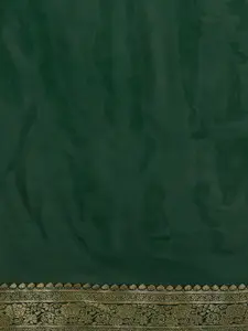 KALKI Fashion Striped Zari Pure Georgette Saree