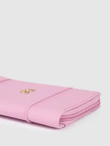 Baggit Women Solid Zip Around Wallet