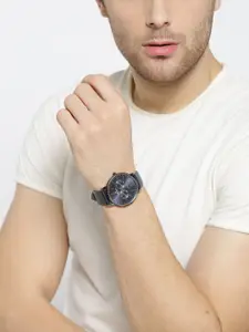 Daniel Klein Men Navy Blue Analogue Watch
