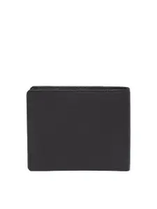 CRUSSET Men Black Belt & Wallet Gift Set