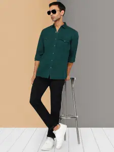 Kuons Avenue Smart Slim Fit Denim Casual Shirt