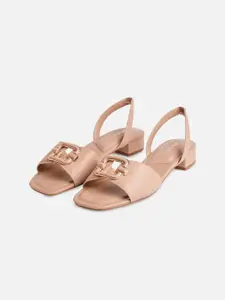 ALDO ROBLANE260 Embellished Open Toe Block Heel With Backstrap