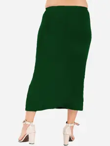 indian flower Side Slit Saree Shapewear