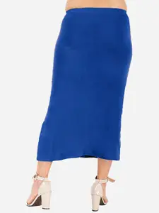 indian flower Side Slit Saree Shapewear