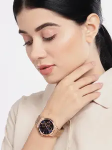 maxima Women Bracelet Style Analogue Multi Function Watch 67481CMLR