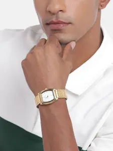 maxima Men Gold Analogue Watch 47801CMGY