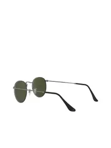 Ray-Ban Men Round Sunglasses with UV Protected Lens 805289439936
