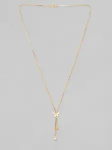 Rubans 18K Gold-Plated  Butterfly Chain With Pendant