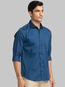 Park Avenue Spread Collar Slim Fit Organic Cotton Casual Shirt