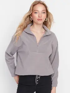 Trendyol Shirt Collar Sweatshirt