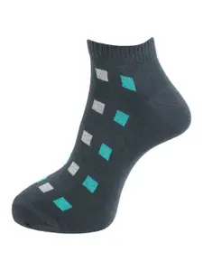 Dollar Socks Men Pack Of 5 Assorted Ankle-Length Cotton Socks