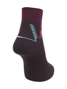 Dollar Socks Men Pack Of 5 Assorted Ankle-Length Cotton Socks