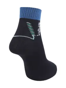 Dollar Socks Men Pack Of 3 Assorted Ankle-Length Cotton Socks