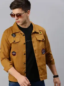 VOXATI Denim Jacket with Patchwork